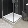 Square ABS Shower Base Tray 90x90 cm Colour white Size 90 x 90 cm 