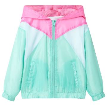 Kids' Hooded Jacket with Zip - Multicolour 116 | HipoMarket