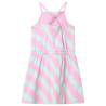 Stylish Kids' Dress with Drawstring - Sleeveless Pink 116