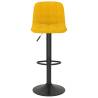 Yellow Velvet Bar Stools - 2 Pcs for Comfort & Style