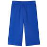 Kids' Wide Leg Pants - Cobalt Blue, Size 116 | Hipomarket