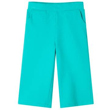 Kids' Wide Leg Pants in Mint - Stylish & Comfortable