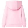 Kids' Hooded Sweatshirt with Zip - Bright Pink 104 | Hipomarket