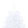 Artificial Half Pre-lit Christmas Tree with Ball Set - 150cm White