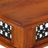 Solid Wood Acacia Desk with Drawer - 110x50x76 cm