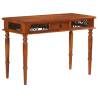 Solid Wood Acacia Desk with Drawer - 110x50x76 cm