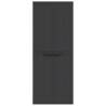 Outdoor Storage Cabinet Black 65x37x165 cm - Durable & Spacious