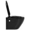 Wall Hung Rimless Toilet Ceramic Black | Upgrade Your Bathroom