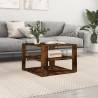 Coffee Table Smoked Oak 59.5x59.5x40 cm Engineered Wood Colour smoked oak Quantity in Package 1 