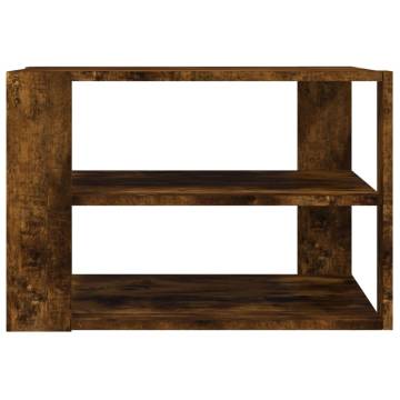 Stylish Smoked Oak Coffee Table | 59.5x59.5x40 cm