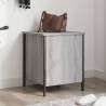 Storage Bench Grey Sonoma 40x42.5x50 cm Engineered Wood Colour grey sonoma Size 40 x 42.5 x 50 cm 