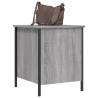 Storage Bench Grey Sonoma - Stylish & Functional Storage Solution