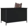 Storage Bench Black 80x42.5x50 cm | Stylish & Functional