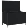 Storage Bench Black 80x42.5x50 cm | Stylish & Functional