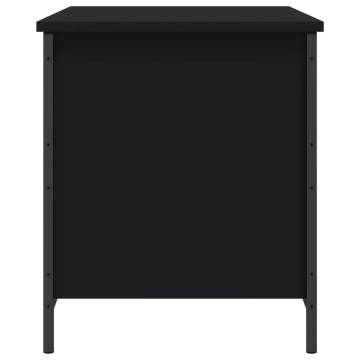 Storage Bench Black 80x42.5x50 cm | Stylish & Functional