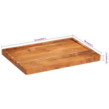 Solid Wood Acacia Chopping Board 52x38 cm | Hipo Market