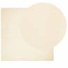 HUARTE Cream Rug 120x120 cm - Soft, Washable & Non-Slip