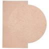 HUARTE Short Pile Soft Washable Rug 80x150 cm - Blush