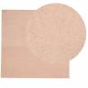 Soft Washable Blush Rug HUARTE | 120x120 cm - Hipomarket