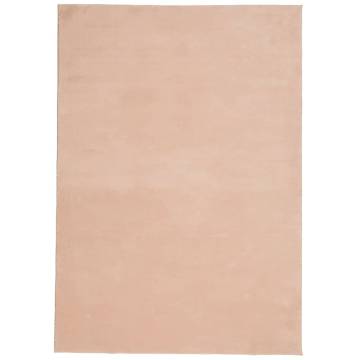 Rug HUARTE Short Pile Blush 140x200 cm - Soft & Washable