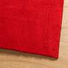 HUARTE Red Short Pile Washable Rug 120x120 cm - Soft & Durable