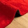 HUARTE Red Short Pile Washable Rug 120x120 cm - Soft & Durable