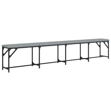 Light Grey Dining Bench - Stylish & Comfortable Seating