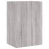 Grey Sonoma TV Wall Cabinet - Space-Saving Design | HipoMarket