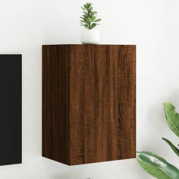 TV Wall Cabinet Brown Oak - Stylish Space Saver | HipoMarket