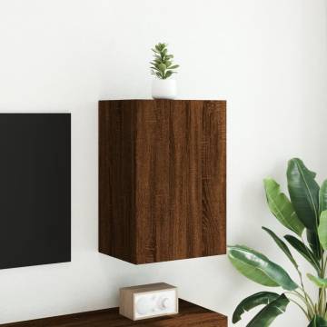 TV Wall Cabinet Brown Oak - Stylish Space Saver | HipoMarket