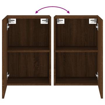 TV Wall Cabinet Brown Oak - Stylish Space Saver | HipoMarket