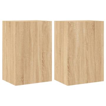 Sonoma Oak TV Wall Cabinets - Stylish & Functional Storage