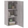 TV Wall Cabinet Grey Sonoma - Stylish Storage Solution