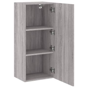 TV Wall Cabinet Grey Sonoma - Stylish Storage Solution