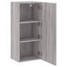 TV Wall Cabinet Grey Sonoma - Stylish Storage Solution