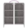 TV Wall Cabinet Grey Sonoma - Stylish Storage Solution