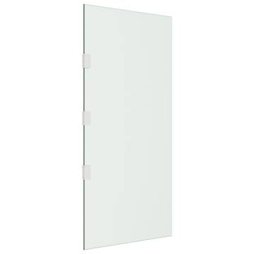 2 Piece Side Panels for Door Canopy - Tempered Glass - Hipomarket