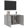 TV Cabinet Wall-Mounted Grey Sonoma - Modern Storage Solution