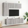 TV Cabinet Wall-Mounted Grey Sonoma - Modern Storage Solution