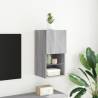 Stylish LED TV Cabinet Grey Sonoma - 30.5x30x60 cm