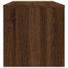 Stylish Brown Oak TV Cabinet - Engineered Wood 100x40x40 cm