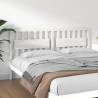 Bed Headboard White 185.5x4x100 cm Solid Wood Pine Colour white Size 185.5 x 100 cm Quantity in Package 1 