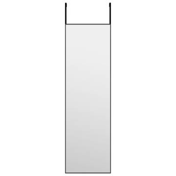 Black Door Mirror 30x100 cm - Stylish and Versatile Home Decor