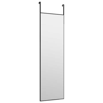 Black Door Mirror 30x100 cm - Stylish and Versatile Home Decor