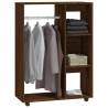 Brown Oak Wardrobe - Engineered Wood - 80x40x110 cm | HipoMarket