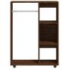 Brown Oak Wardrobe - Engineered Wood - 80x40x110 cm | HipoMarket