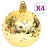 70 Piece Christmas Bauble Set - Gold & Red | Hipomarket