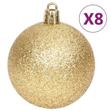 70 Piece Christmas Bauble Set - Gold & Red | Hipomarket