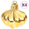 70 Piece Christmas Bauble Set - Gold & Red | Hipomarket