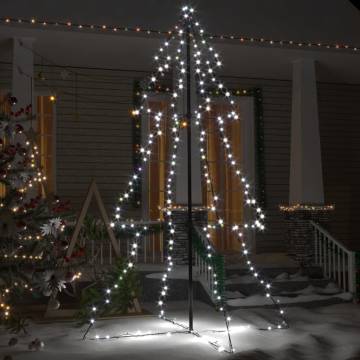 Christmas Cone Tree with 240 LEDs - Indoor & Outdoor Decoration